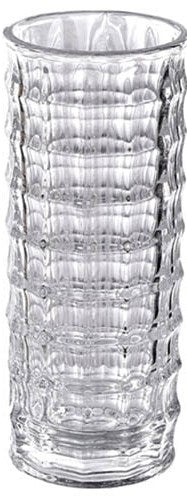 FP066A Red Cherry Glass Flower Vase, 19 cm