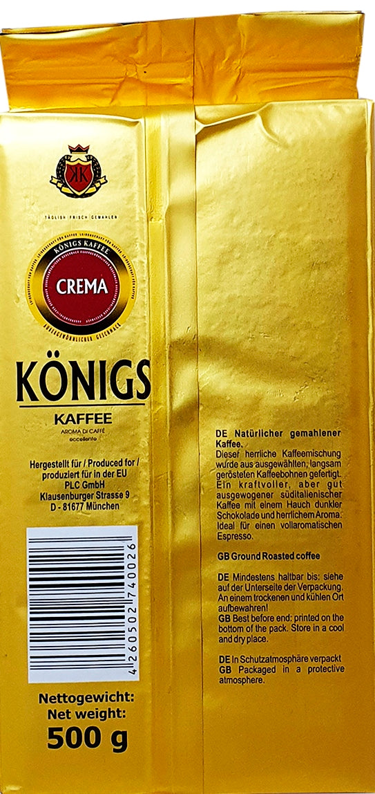 Konigs Crema Ground Coffee, 500 g - Image 3
