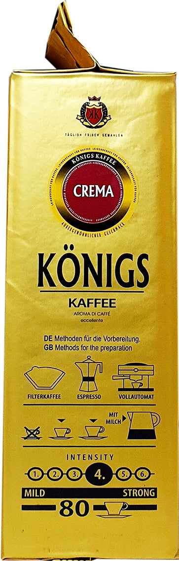 Konigs Crema Ground Coffee, 500 g - Image 4