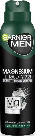 Garnier Magnesium Ultra Dry Men's Deodorant Spray, 150 mL - Image 2