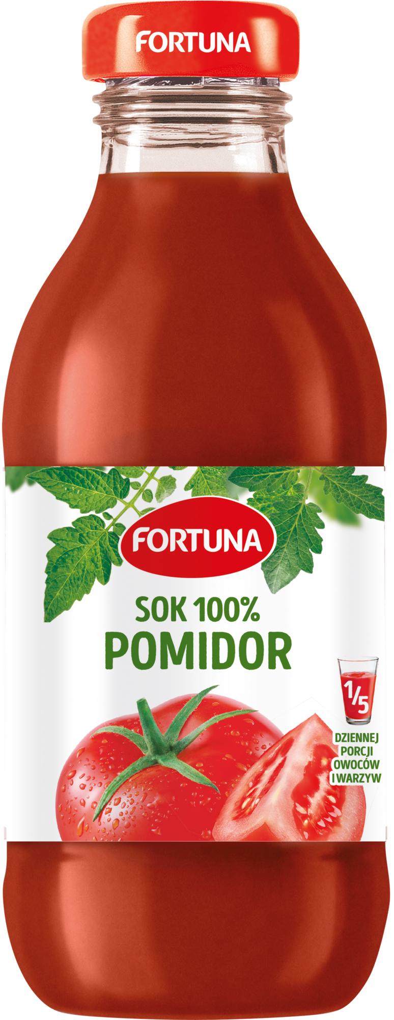 Fortuna Tomato Juice Glass Bottle, 300 mL