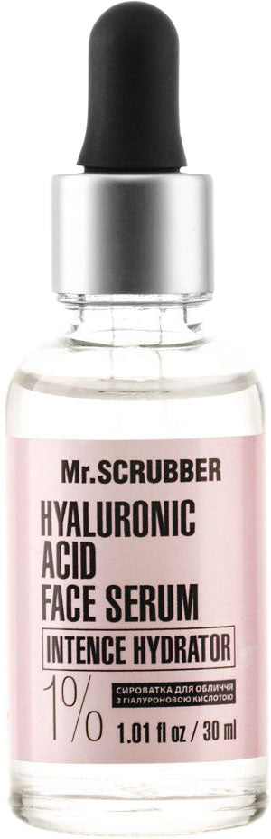 Mr. Scrubber Hyaluronic Acid 1% Face Serum, 30 mL