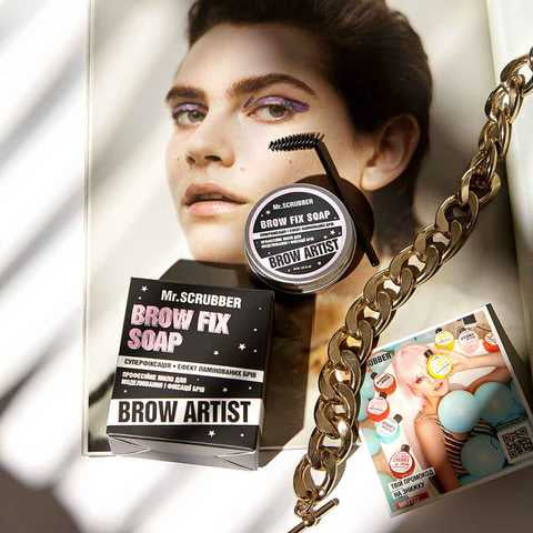 Mr. Scrubber Brow Artist Professional Brow Modeling & Hold Soap, 30 mL - Image 2