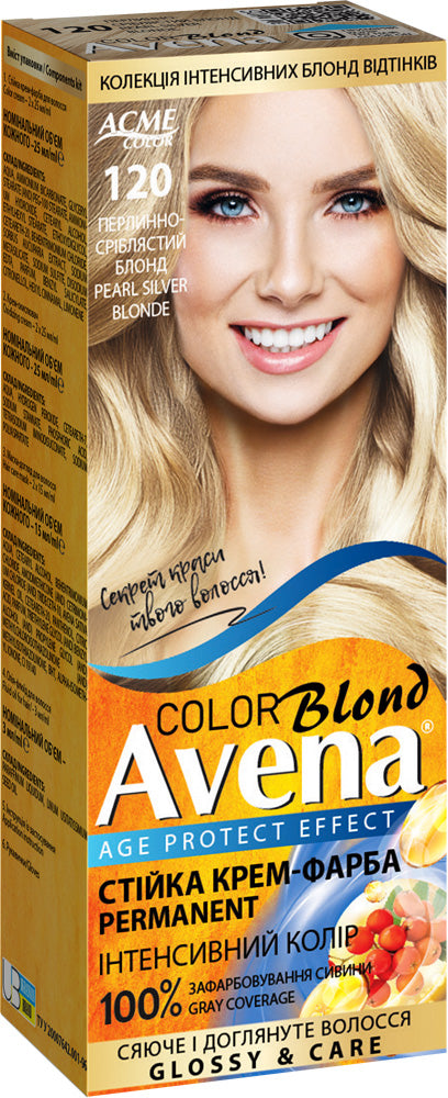 Acme Color Avena 120 Pearl Silver Blonde Hair Color