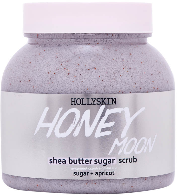 Hollyskin Honey Moon Shea Butter & Perlite Sugar Body Scrub, 300 mL