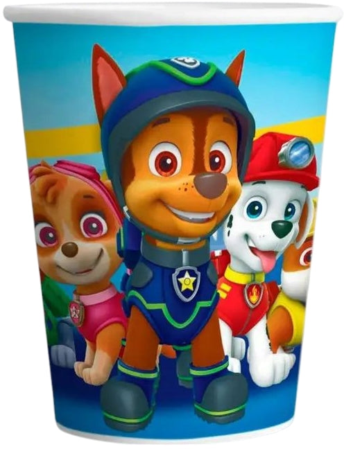 Paw Patrol Paper Cups, 250 mL, 10 pcs