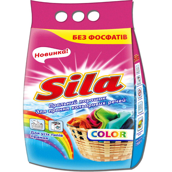 Sila Color Universal Laundry Detergent Powder, 1.5 kg