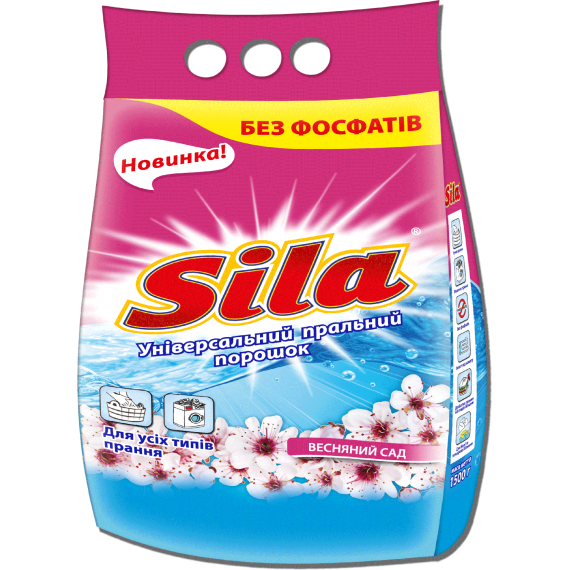 Sila Spring Garden Universal Laundry Detergent Powder, 1.5 kg