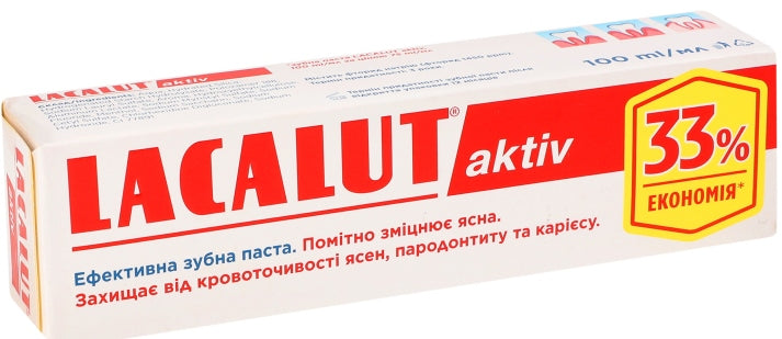 Lacalut Aktiv Toothpaste, 100 mL