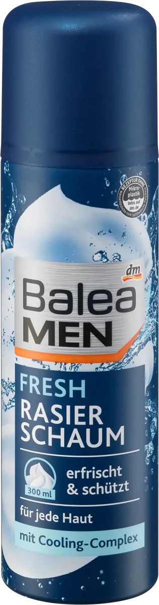 Balea Men Fresh Shaving Foam, 300 mL