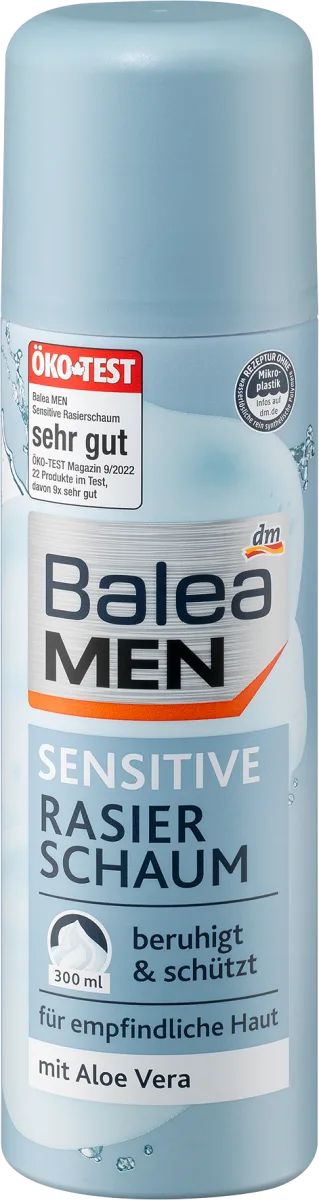 Balea Men Sensitive Shaving Foam, 300 mL