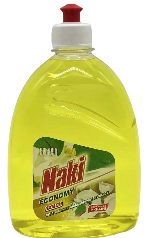 Armoni Naki Lemon Dishwashing Liquid, 525 mL