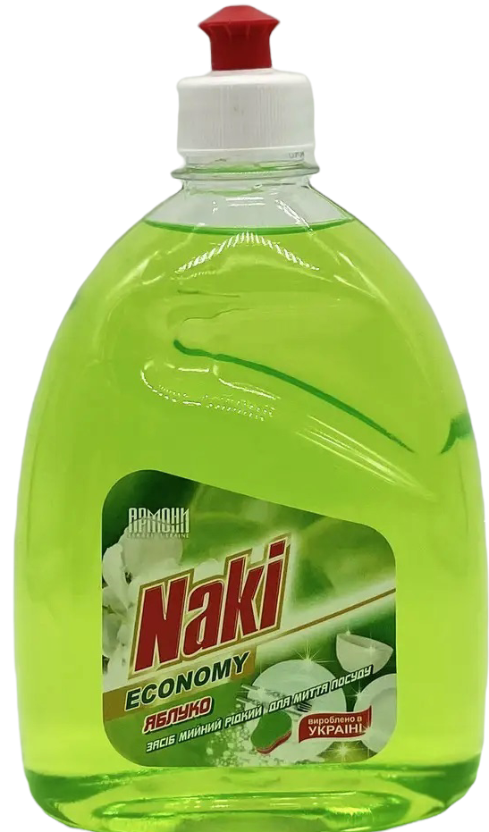 Armoni Naki Apple Dishwashing Liquid, 525 mL