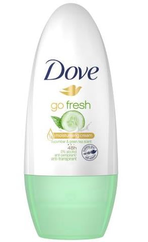 Dove Go Fresh Cucumber & Green Tea Scent Roll-On Antiperspirant, 50 mL