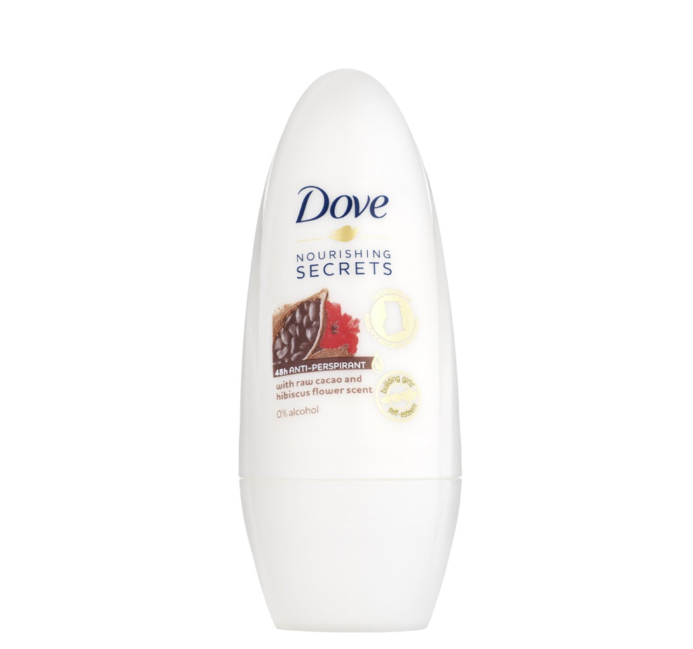 Dove Beauty Ritual Nourishing Women's Roll-On Deodorant, 50 mL