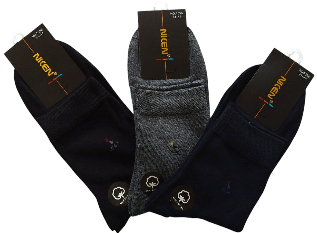Nicen Men's Mid-Length Socks, Size 41-47