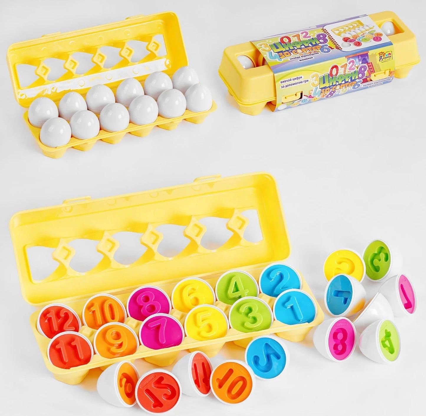 4 Fun Game Club 49309 Numbers 3D Sorter