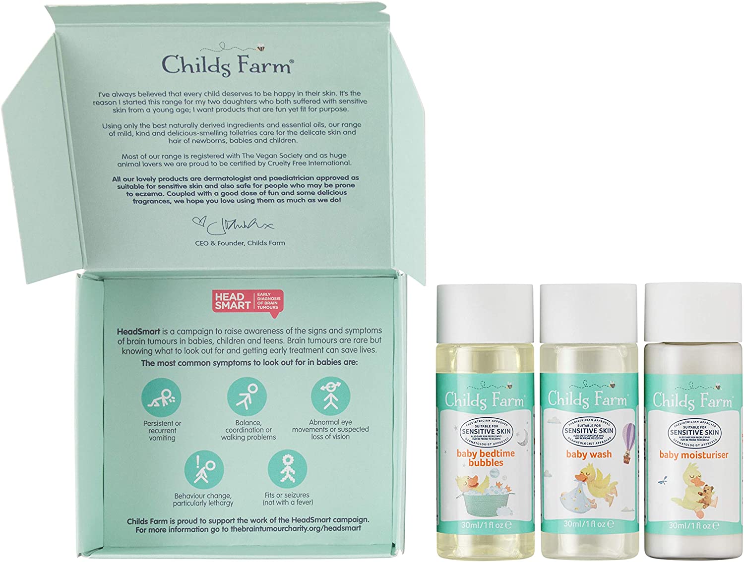 Childs Farm Kids Travel Bath Set