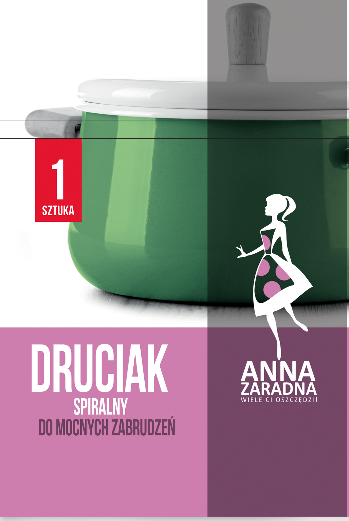 Anna Zaradna Metal Scourer, 1 pc