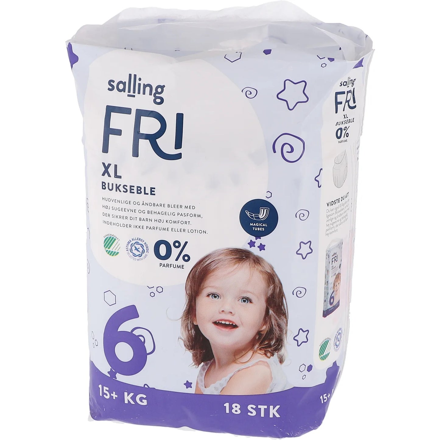Salling FRI Size 6 Baby Pull-Up Diaper Pants, 15+ kg, 18 pcs - Image 2