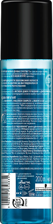 Gliss Kur Aqua Revive Moisturizing Express Conditioner, 200 mL - Image 2