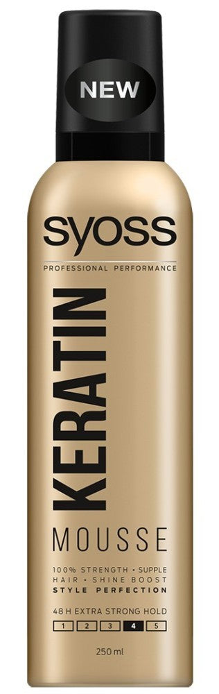 SYOSS Keratin Hair Mousse, 250 mL