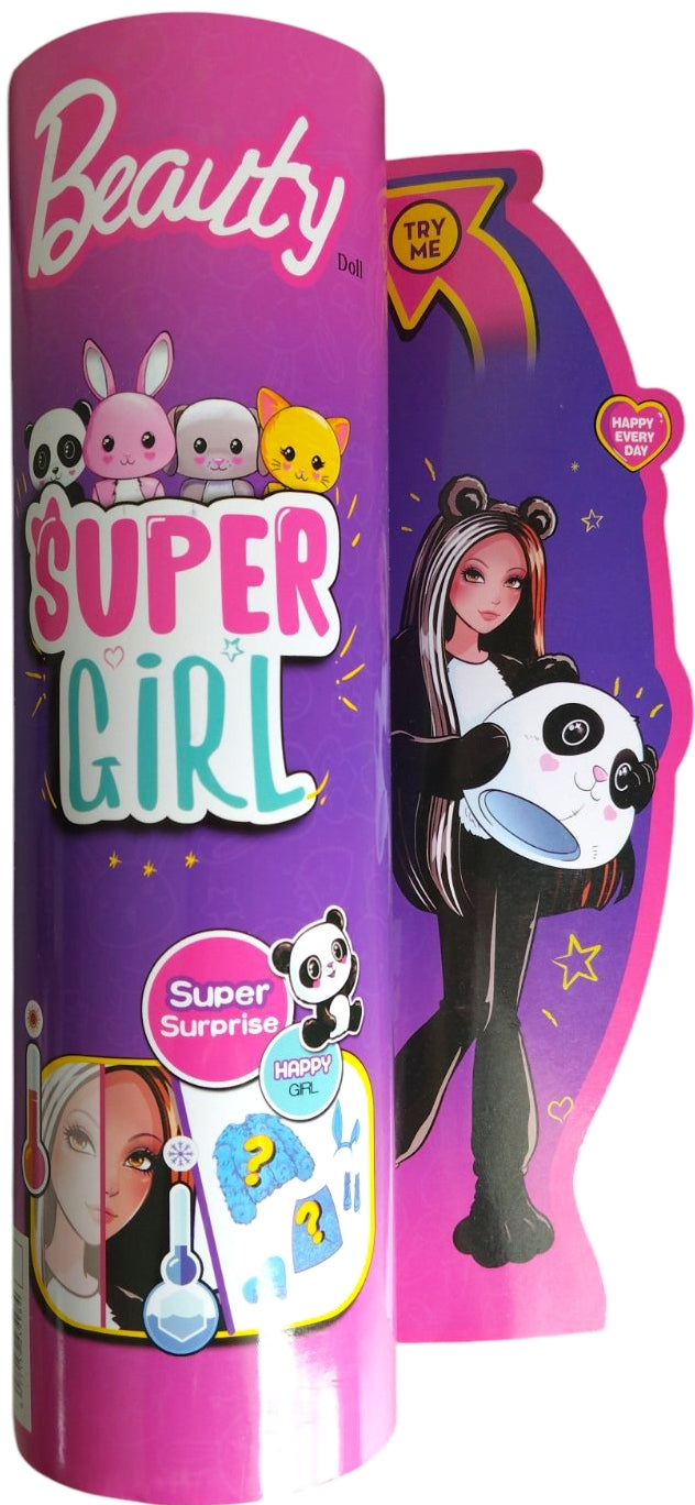 DXF 2611 Beauty Panda-Costume Doll with Accessories