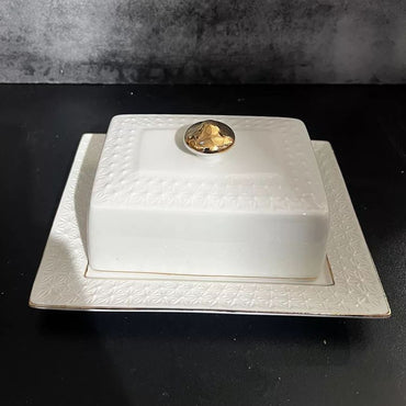 Interos Snow Queen S606820-A Porcelain Butter Dish - Image 2
