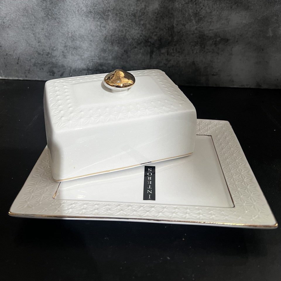 Interos Snow Queen S606820-A Porcelain Butter Dish - Image 3