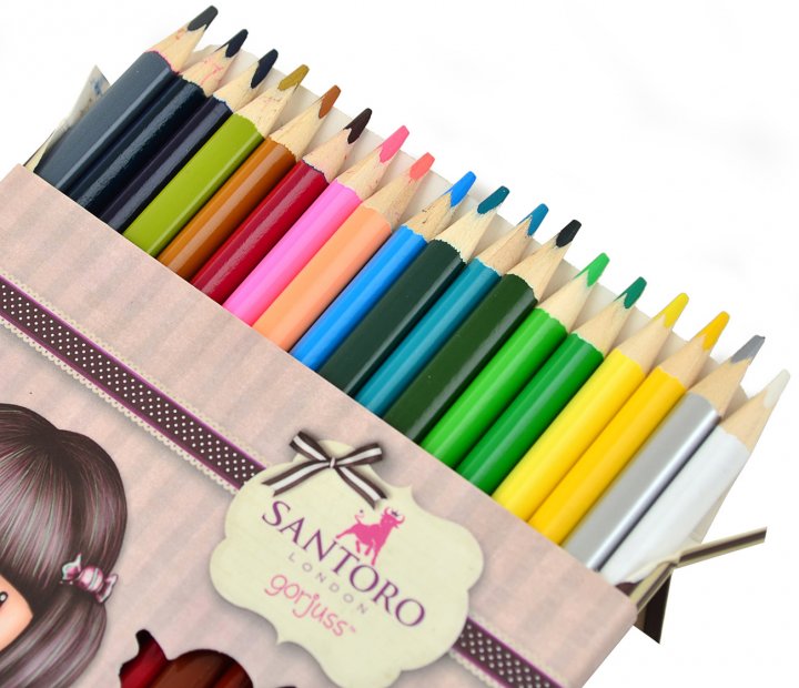 Yes Santoro Candy Kids Colored Pencils, 36 Colors, 18 pcs