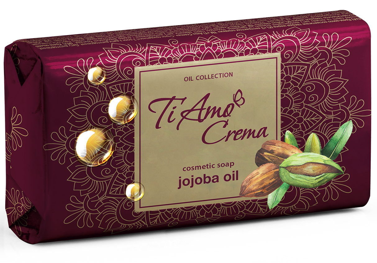 Ti Amo Crema Jojoba Oil Cosmetic Bar Soap, 125 g