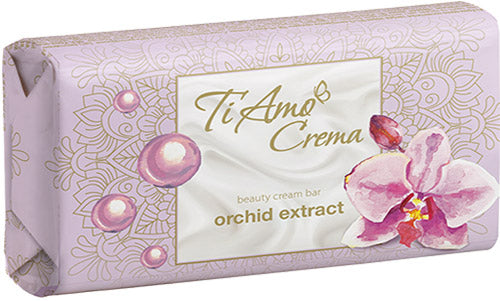 Ti Amo Crema Orchid Extract Cosmetic Bar Soap, 125 g