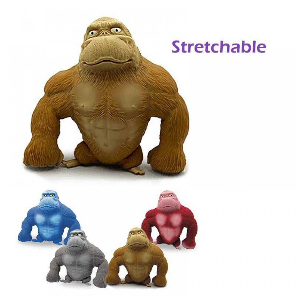 C 55865 Stretchy Gorilla Antistress Toy with Sand Filling, 12 cm, 480 g