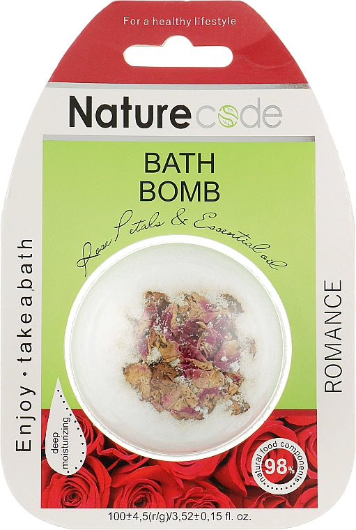 Nature Code Romance Bath Bomb, 100 g