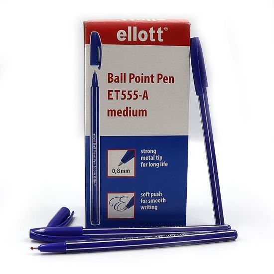 555-A Blue Ballpoint Pen, 0.8 mm - Image 2