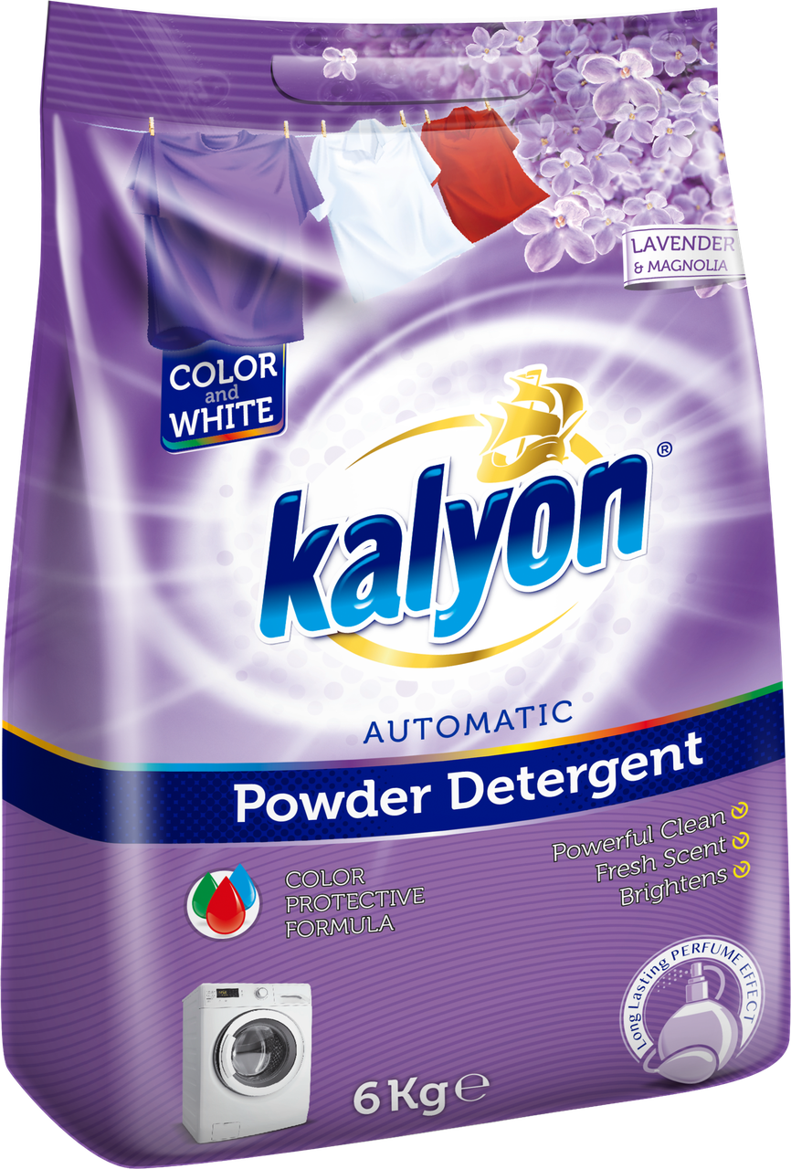 Kalyon Lavender & Magnolia Laundry Detergent Powder, 60 Loads, 6 kg