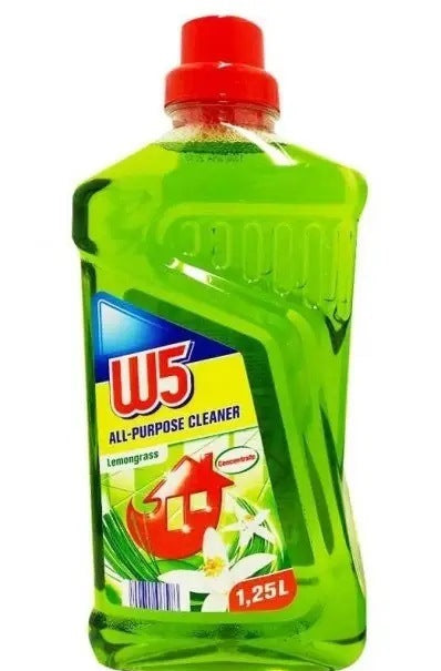 W5 Lemongrass All-Purpose Cleaner, 1.25 L