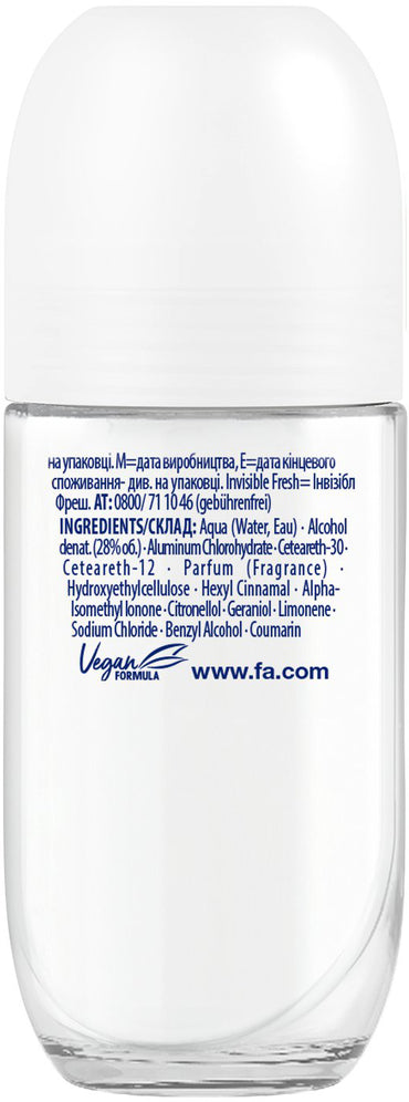 Fa Invisible Fresh Lily of the Valley Women's Roll-On Deodorant, 50 mL - Image 2