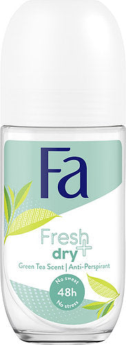 Fa Fresh & Dry Green Tea Women's Roll-On Deodorant, 50 mL