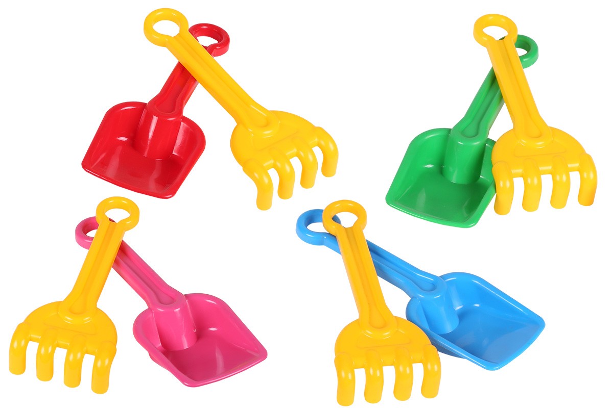 TechnoK 1363 Kids' Shovel & Rake, Assorted