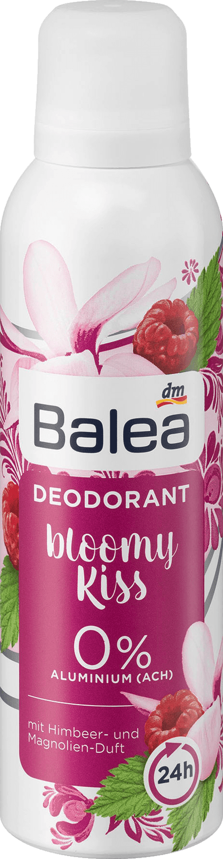 Balea Bloomy Kiss Women's Aerosol Antiperspirant Deodorant, 200 mL