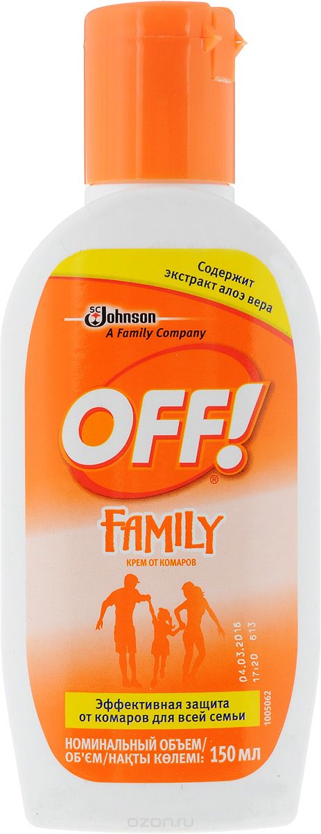 Off Family Mosquito Repellent Cream, 150 mL