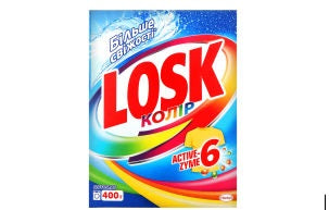 Losk Color Automatic Laundry Detergent Powder, 400 g