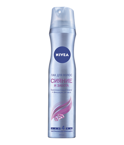 Nivea Shine & Care Hair Spray, 250 mL