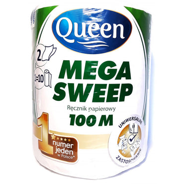 Queen Mega Sweep 2-Ply 100 m Paper Towels - Image 2