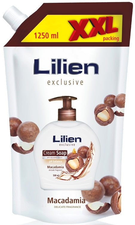 Lilien Macadamia Liquid Cream Soap Refill Pouch, 1250 mL