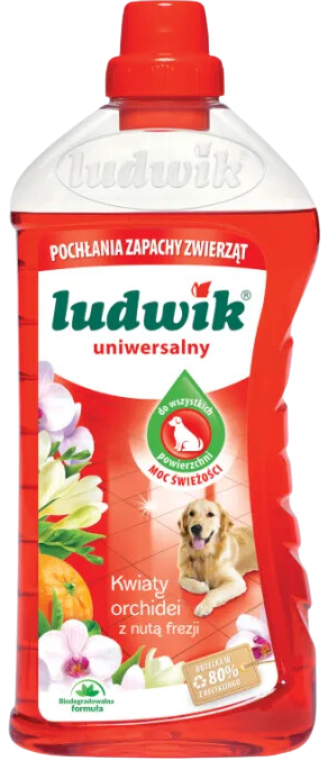 Ludwik Orchid & Freesia All-Purpose Cleaner with Pet Odor Control, 1 L