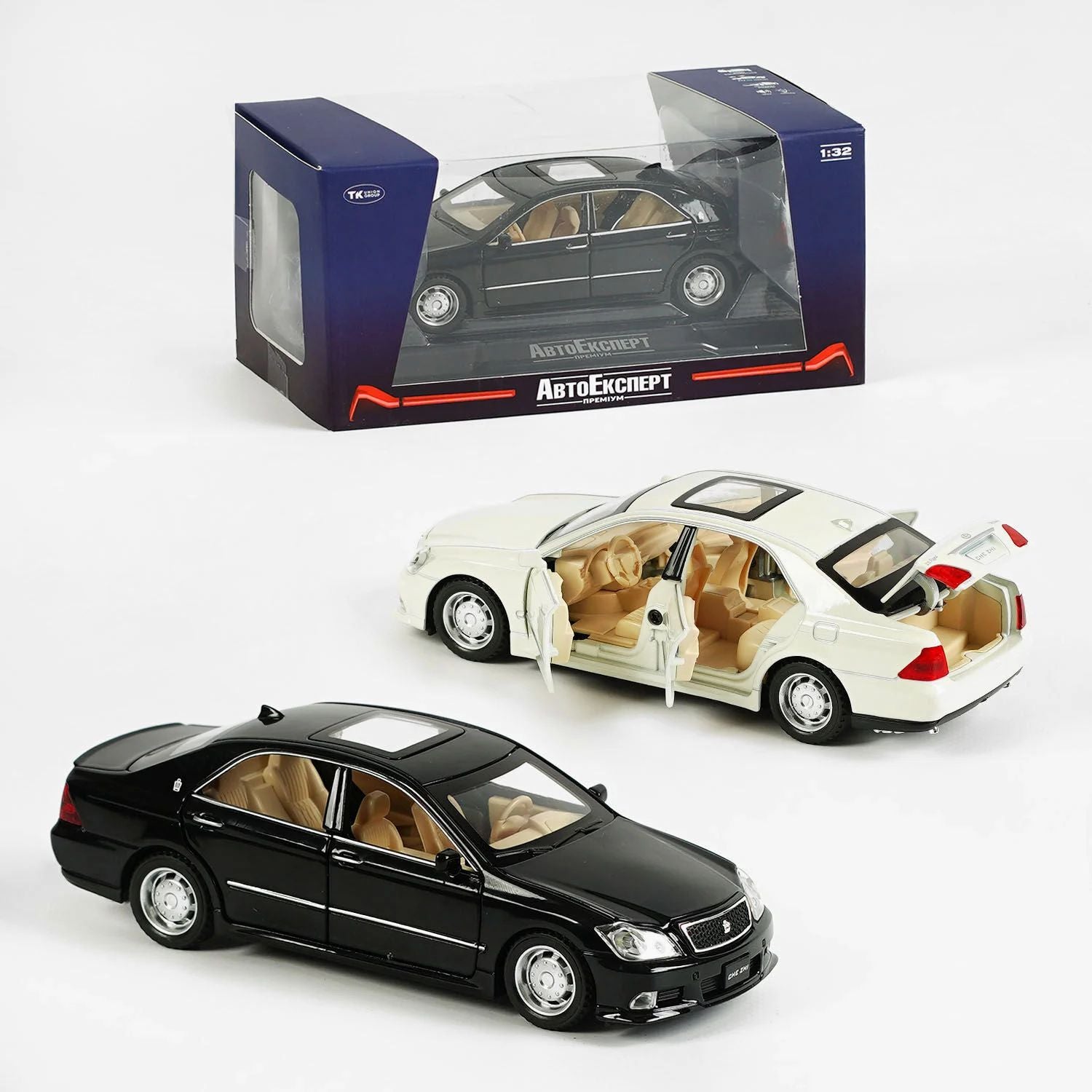AutoExpert GT-22055 Vehicle with Metal & Plastic Body, Sound, Light, Friction Drive & Moving Parts