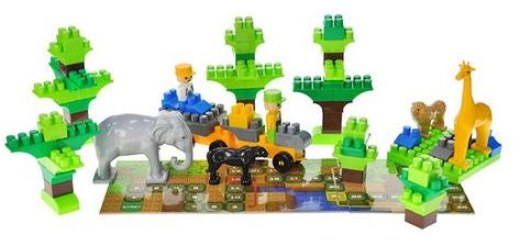 Blocks&Steps QB300-006 3-in-1 Adventure Building Set, 89 pcs