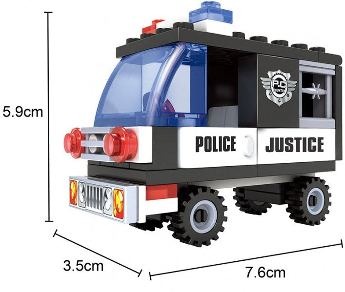 Keyixing 23201 Police Building Set, 60 pcs - Image 2